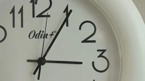 Running clock or time Stock Footage 128299326