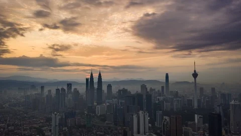 Running cloud during Sunrise Stock Footage 121863954