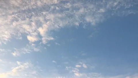 Running clouds against the blue sky Video stock 119014496