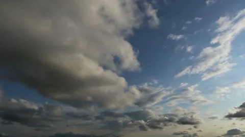 Running clouds background Stock Footage 11685242