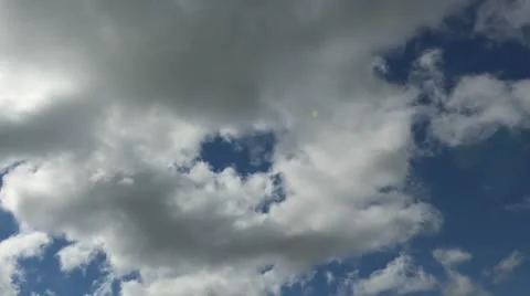 Running clouds background Stock Footage 11881223