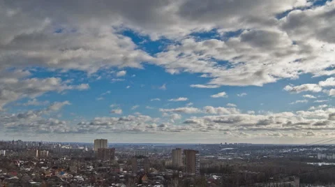 Running clouds Stock Footage 1070328