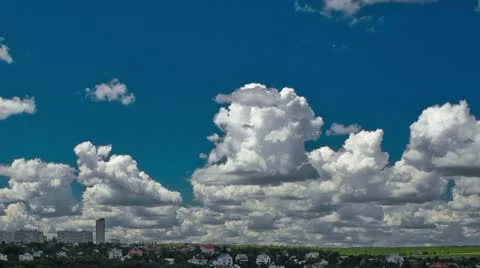 Running clouds Stock Footage 11364742