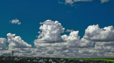 Running clouds Stock Footage 11364761