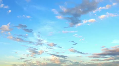 Running clouds Stock Footage 11413365