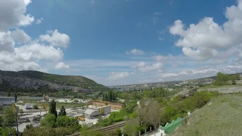 Running clouds Stock Footage 107396390