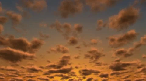 Running clouds HD Stock Footage 11015634