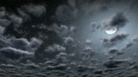 Running clouds HD Stock Footage 11016357