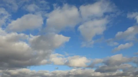 Running clouds (Time Lapse) Stock Footage 10575806