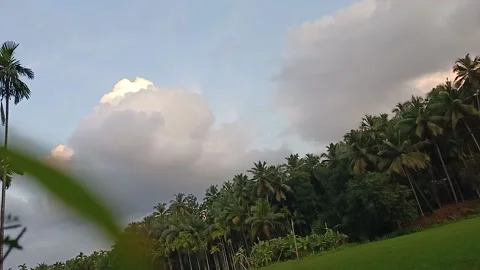 Running clouds time lapse Stock Footage 141841108