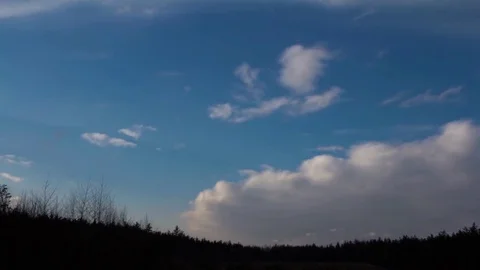 Running Clouds Timelapse  库存影片 71152090