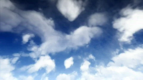 Running Clouds Timelapse HD Stock Footage 640447