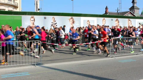 Running competition Stock Footage 36783261