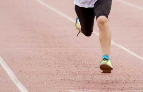 Running competition 스톡 사진
