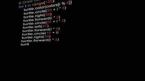 Running computer code Stock Footage 237711924