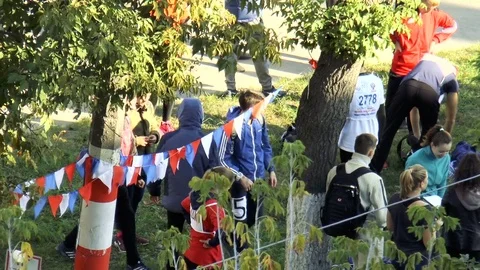 The running day Stock Footage 80855676