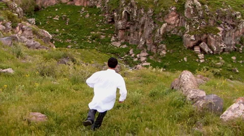 Running Down 库存影片 999610