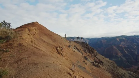 Running Down A Hill Stock Footage 75266267