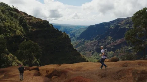 Running Down Hill Stock Footage 75268492