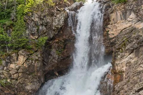 Running Eagle Falls Trick Cavern Stock Photos