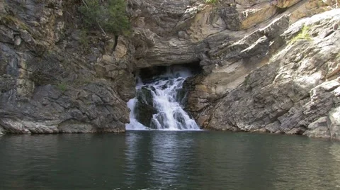 Running Eagle Waterfall 3 at 29.9fps Vidéo 43858279