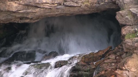 Running Eagle Waterfall closeup2 at 25fps Stock-Footage 43858278