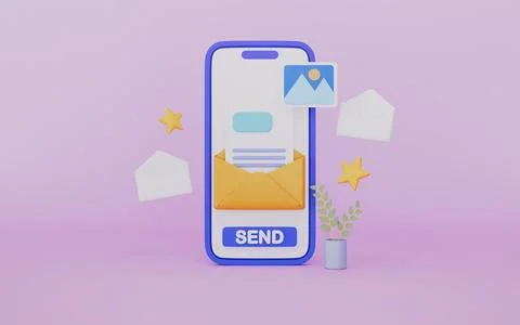 Running email campaign, direct digital marketing, Email advertising Stock Illustration