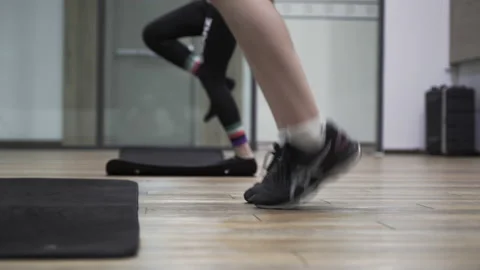 Running exercise Stock Footage 169981658