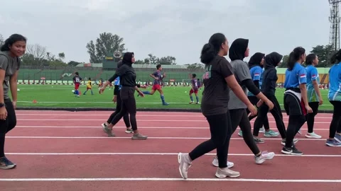 Running Exercising Stock Footage 231468614