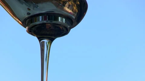 Running faucet macro; 11 Stock Footage 48828500
