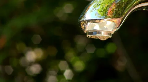 Running faucet macro; 4 Stock Footage 48825063