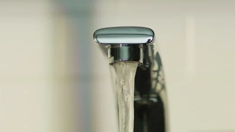 Running Faucet tap Stock Footage 260356207