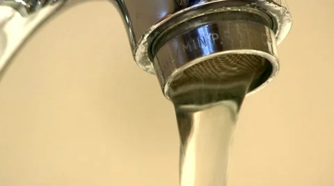 Running faucet tap macro; 5 Stock Footage 10774430