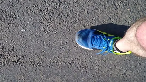 Running feet Stock Footage 251344014
