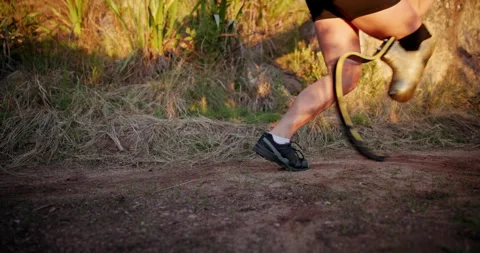 Running, fitness and woman with Stock Video Pond5