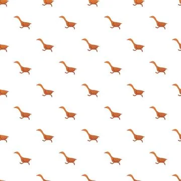 Running geese seamless pattern design for backgrounds Stock Illustration