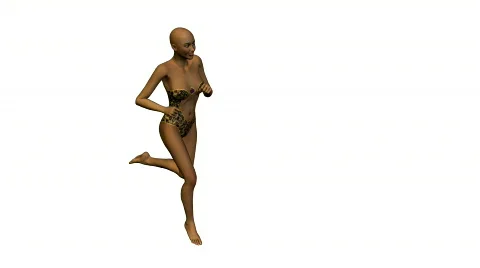 Running girl Stock Footage 352279
