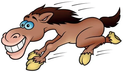 Running Horse Stock Illustration