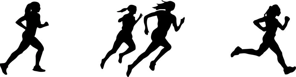 Running icon isolated on background Stock Illustration