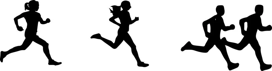 Running icon isolated on background Stock Illustration