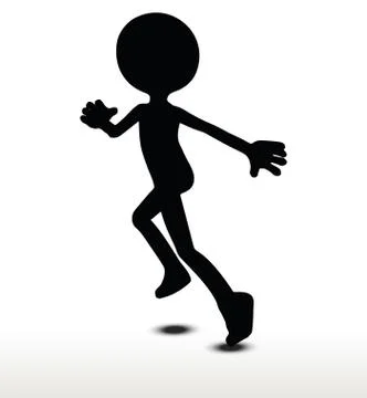 Running Stock Illustration