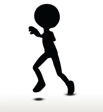 Running Illustrazione stock