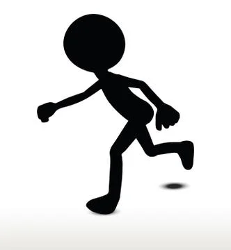 Running Stock Illustration
