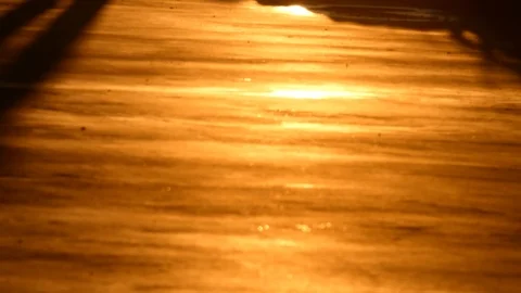 Running Legs  Silhouette in Sunset Stock Footage 123769255