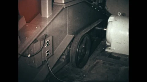 Running the Machine 1967 Stock Footage 167289621