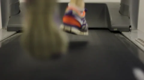 Running Machine Close Up Vídeo Stock 37873900