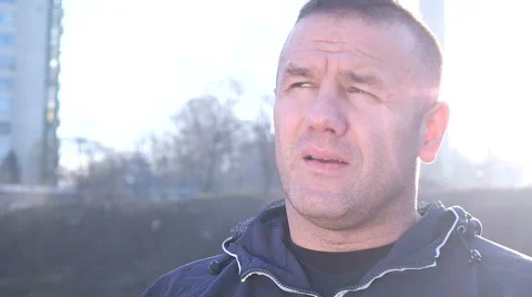 Running - male runner Stock Footage 60986932