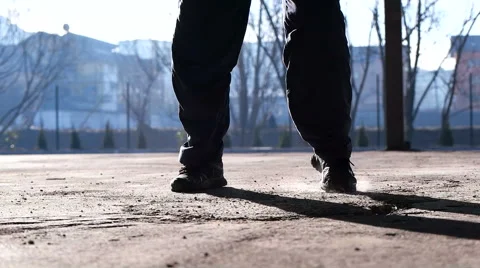 Running - male runner Stock Footage 61003348