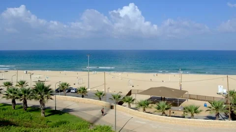 Running man on the beach Stock Footage 250245445