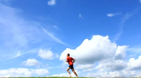 Running man Stock Footage 489951